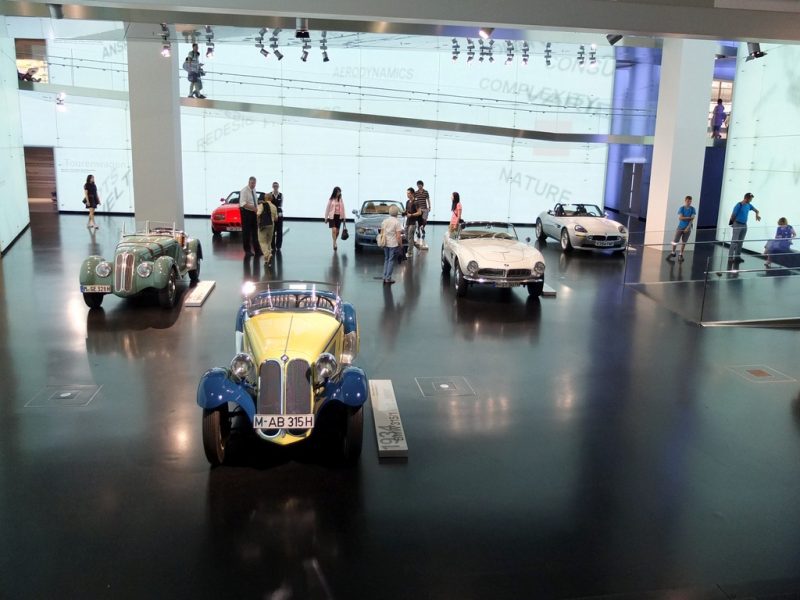 Musée BMW Munich - evolution cabriolet