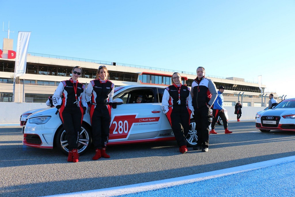 Audi Endurance Experience - sur la grille avant le départ de la 2eme course