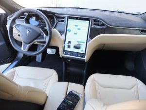 Tesla model S interieur