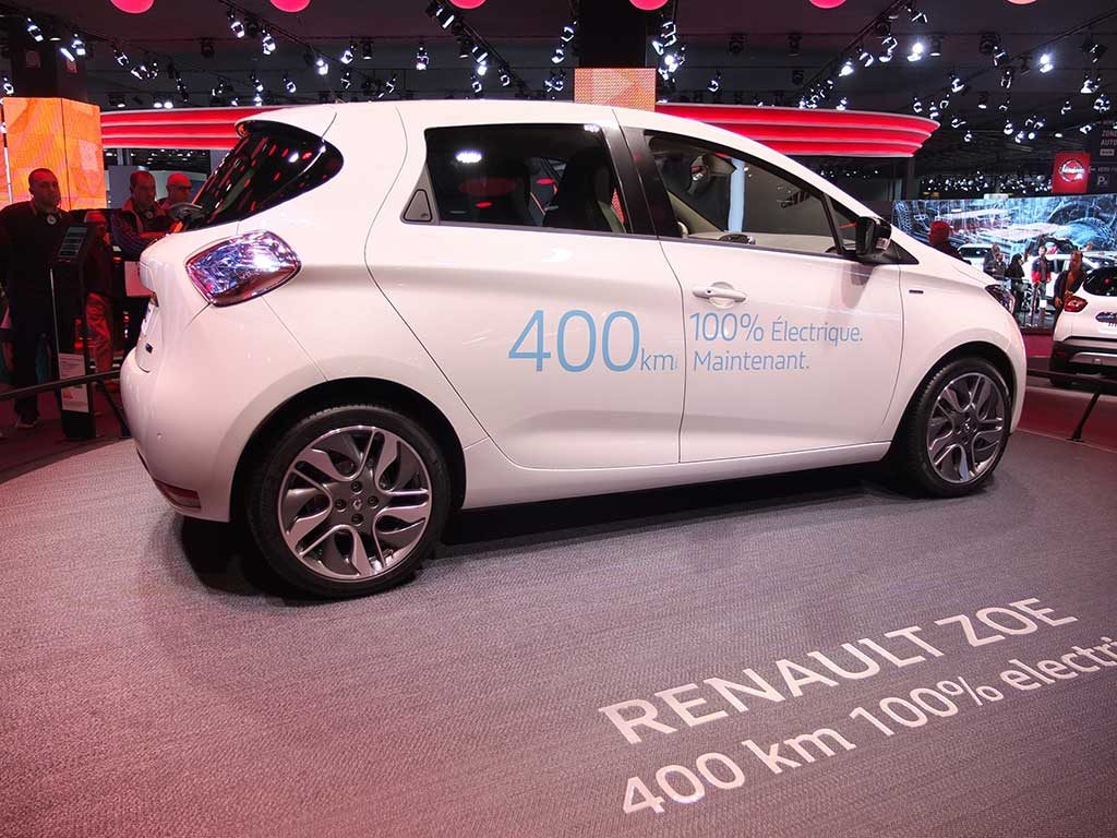 renault zoe ze 40 - mondial automobile paris 2016