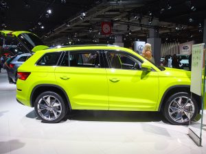 Skoda Kodiaq fluo - mondial auto paris 2016