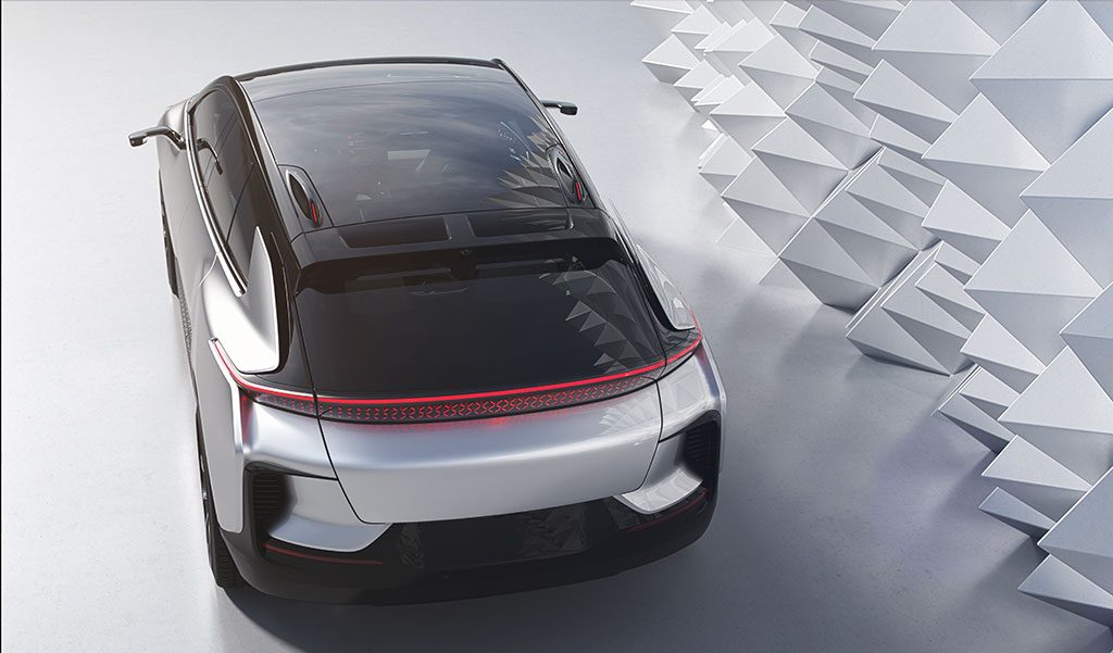 Faraday Future FF91 vu arrière