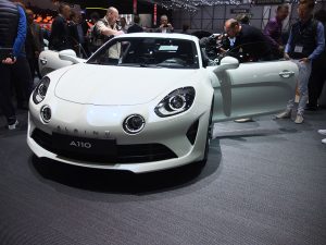 Alpine A110 blanc solaire