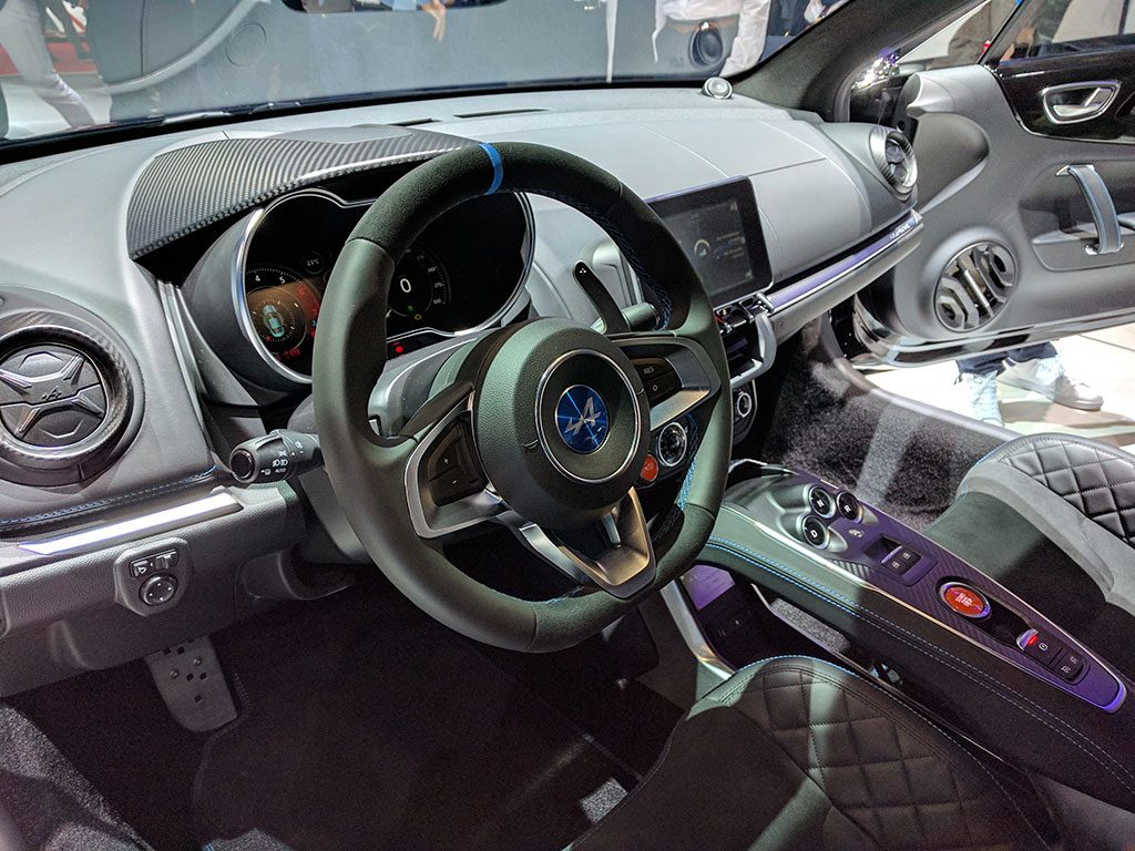 Intérieur de l'Alpine A110 2017