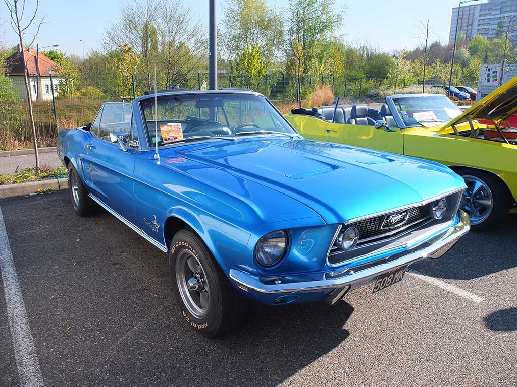 Rassemblement Mensuel Mulhouse Trident - Avril 2017 - Ford Mustang