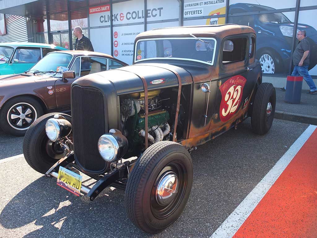 Rassemblement Mensuel Mulhouse Trident - Avril 2017 - hot rod