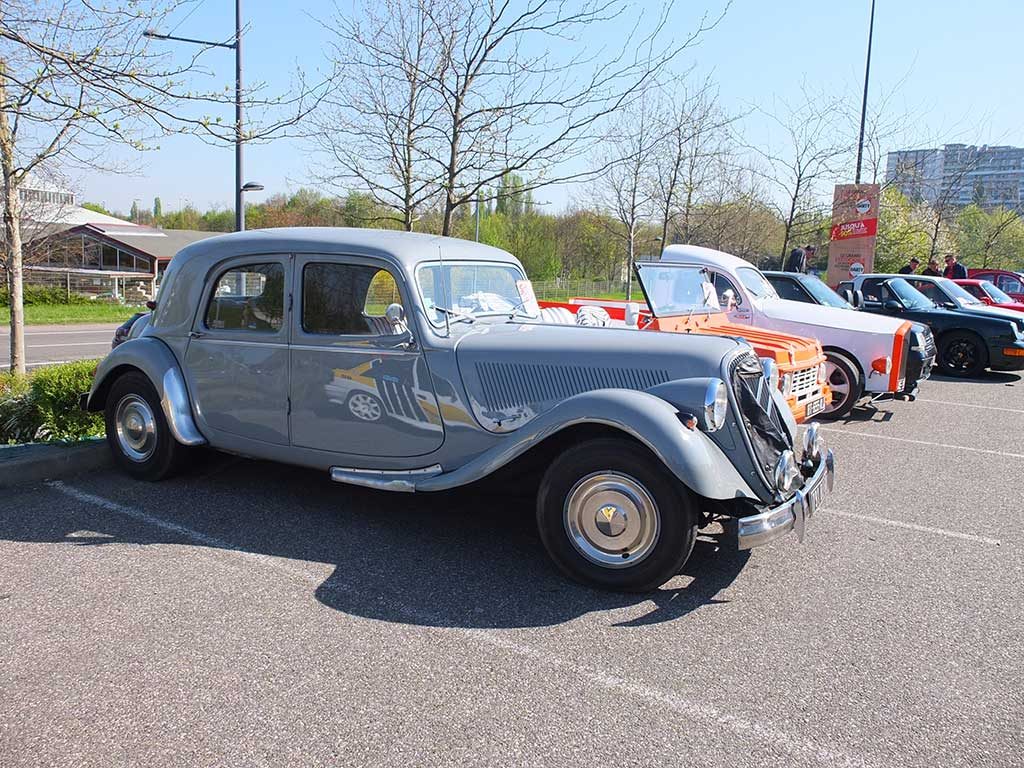 Rassemblement Mensuel Mulhouse Trident - Avril 2017 - citroen traction