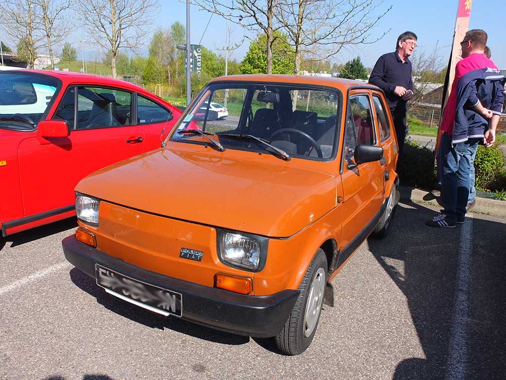 Rassemblement Mensuel Mulhouse Trident - Avril 2017 - fiat polski 126