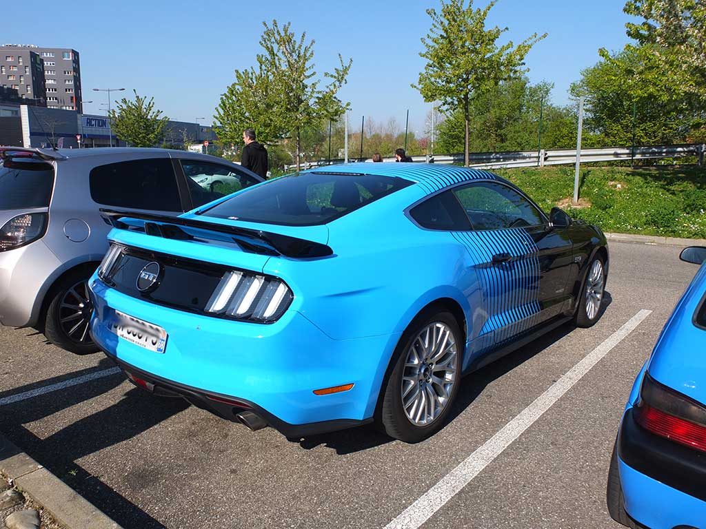 Rassemblement Mensuel Mulhouse Trident - Avril 2017 - Ford Mustang