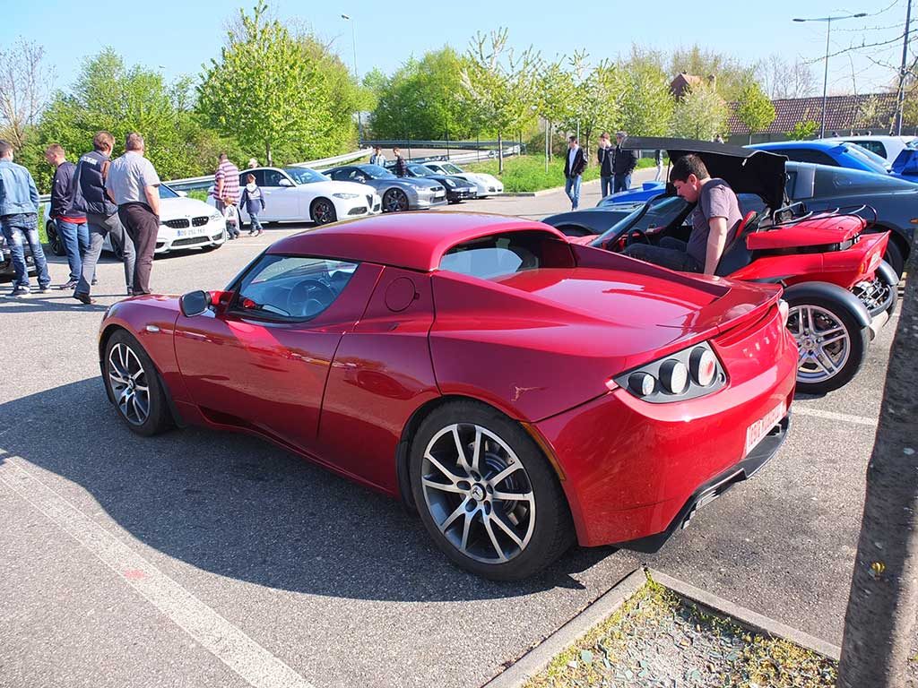 Rassemblement Mensuel Mulhouse Trident - Avril 2017 - Tesla Roadster