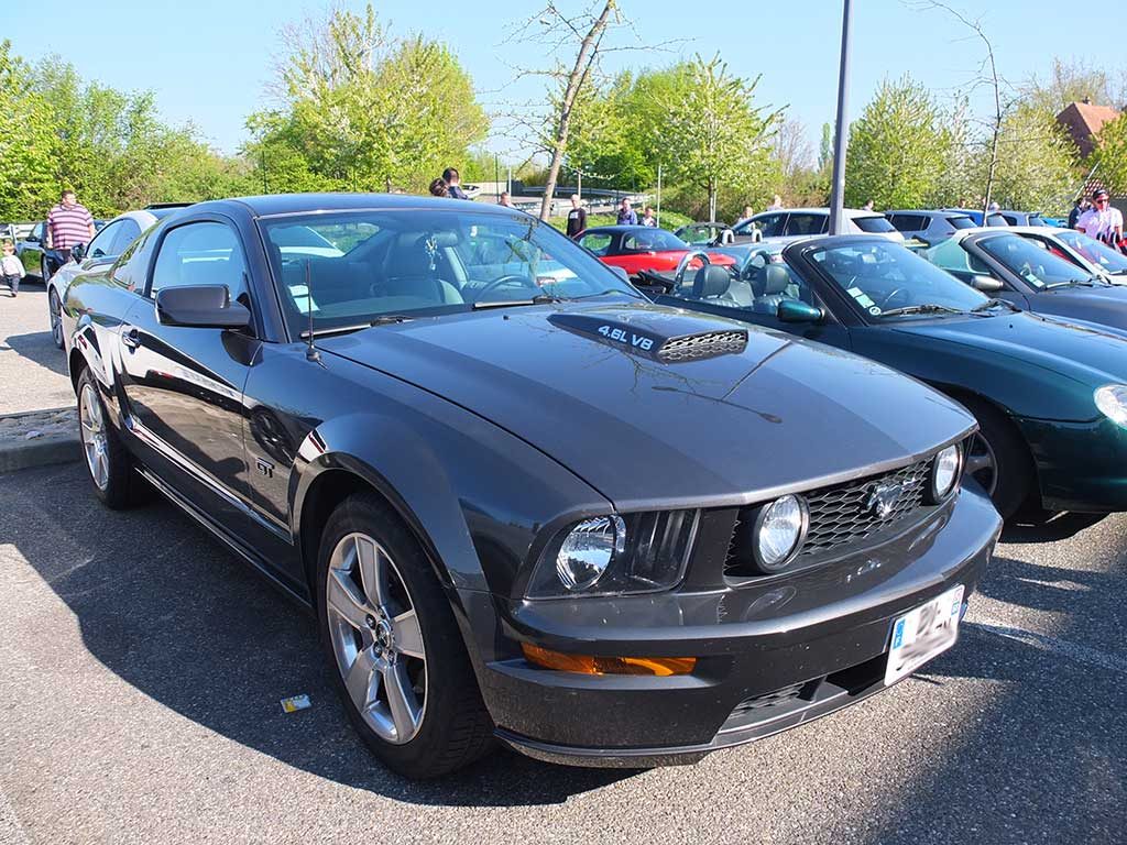 Rassemblement Mensuel Mulhouse Trident - Avril 2017 - Ford Mustang