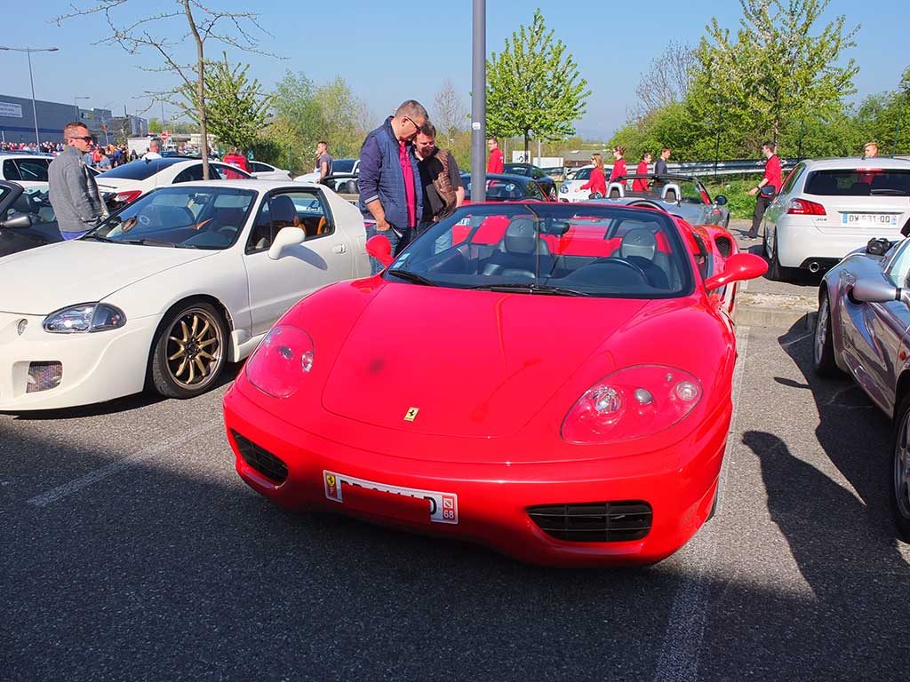 Rassemblement Mensuel Mulhouse Trident - Avril 2017 - Ferrari