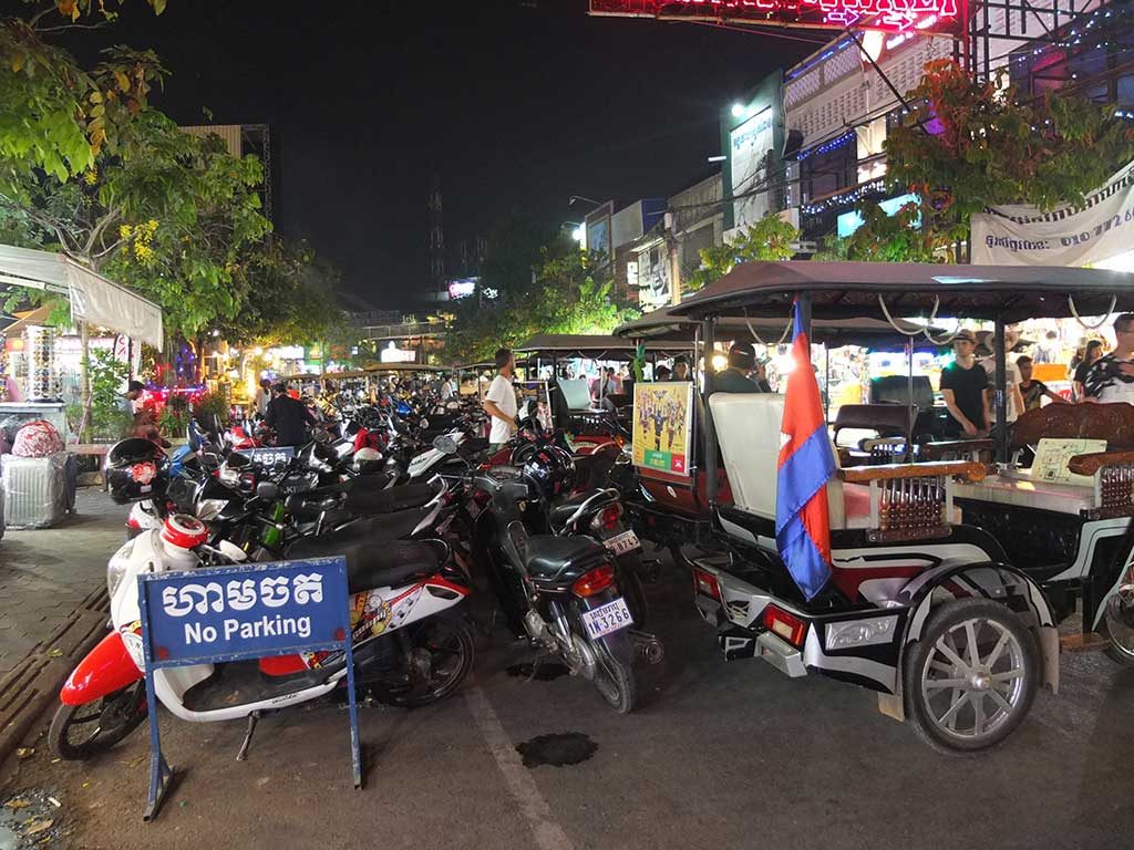 Tuk Tuk originaux à Siem Reap (cambodge)