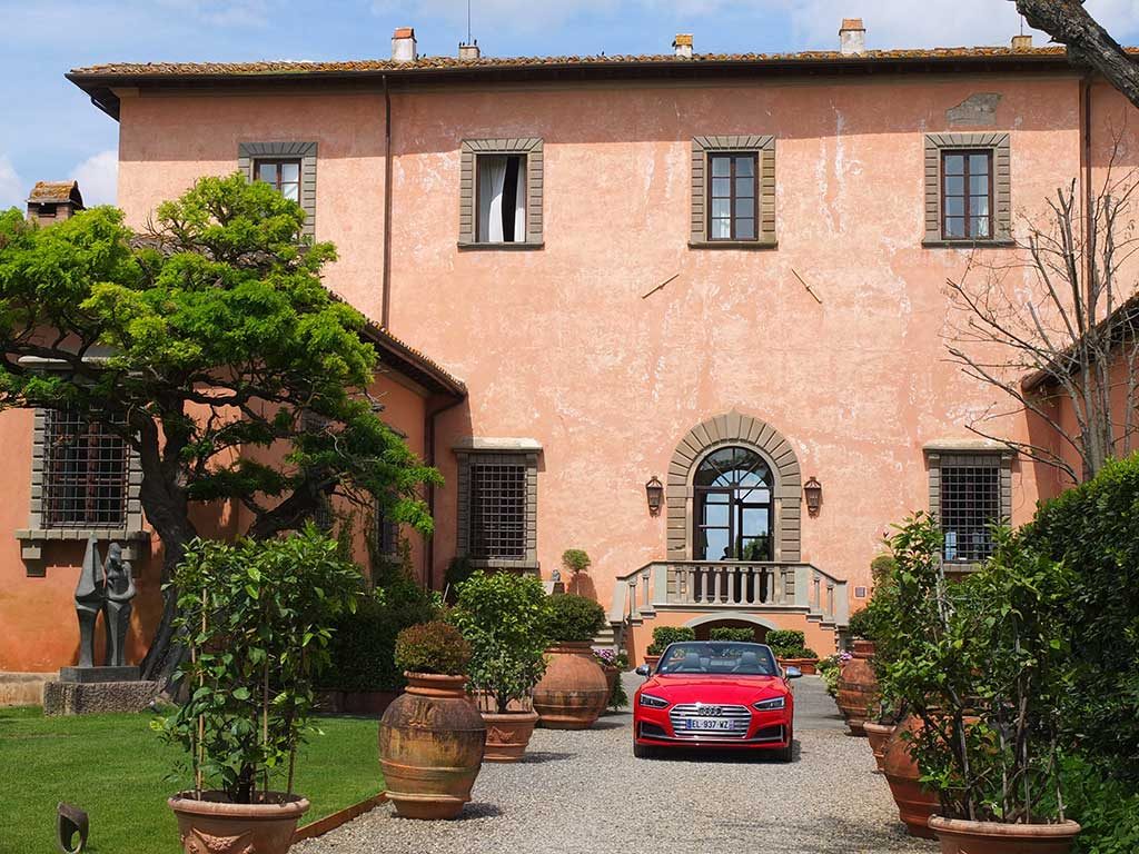 audi s5 cabriolet en toscane