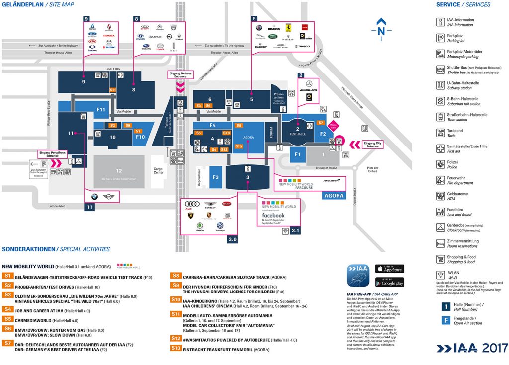 Plan IAA salon Francfort 2017