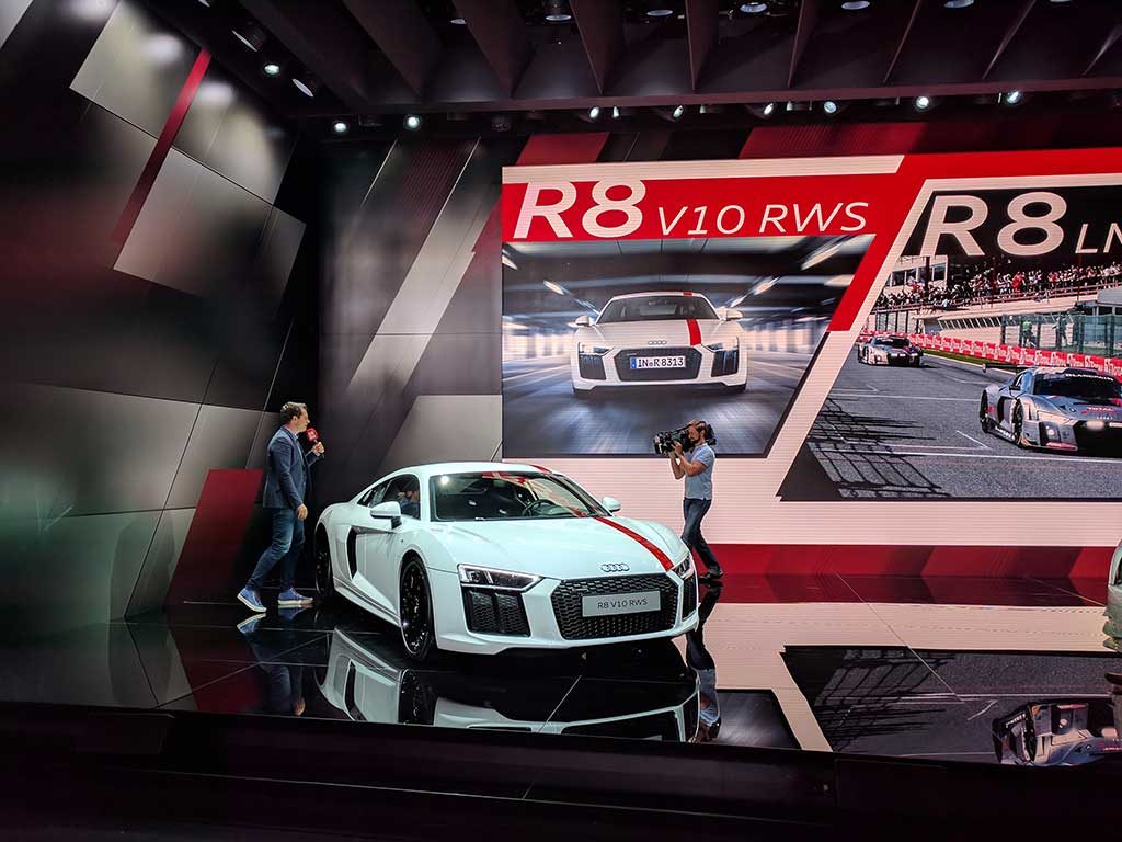 iaa2017 Audi R8 V10 RWS