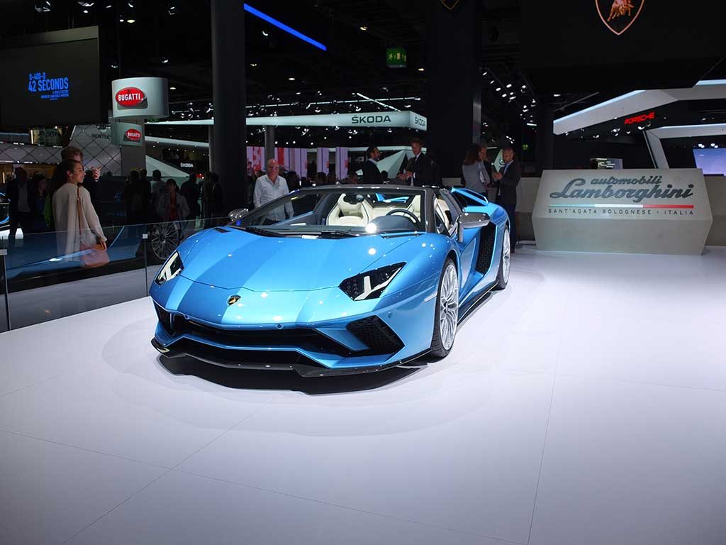 iaa2017 Lamborghini Aventador S Roadster