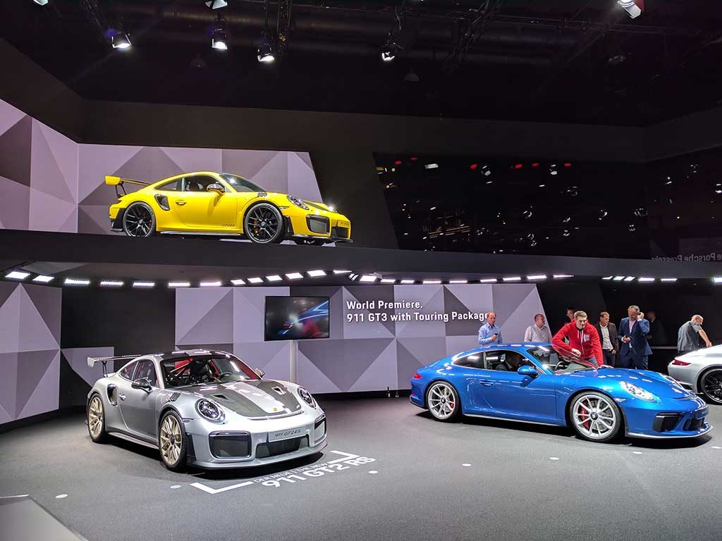 iaa2017 Porsche 911 GT2 RS & GT3 pack touring