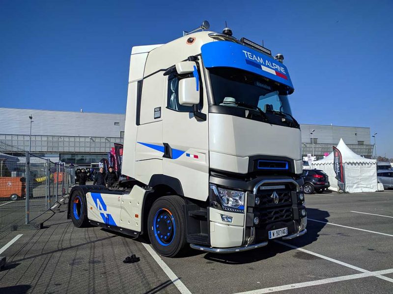 Fete de la roue 2018 Mulhouse  - camion alpine team