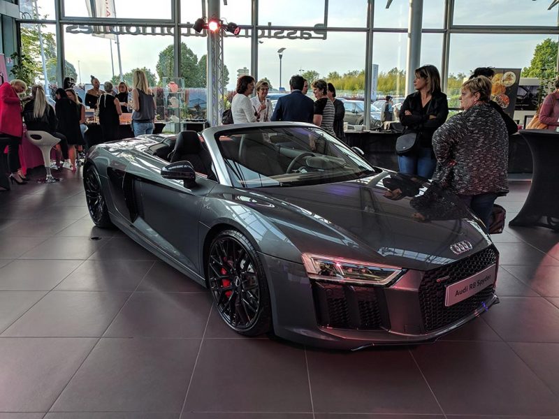 Ladies First à Audi Sausheim : R8 Spyder