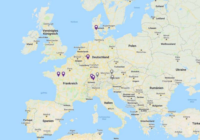 carte implantation ionity aout 2018