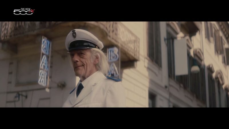 pub fiat 500x retour vers le futur christopher Lloyd