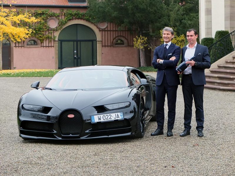 signature partenariat Bugatti Champagne Carbon