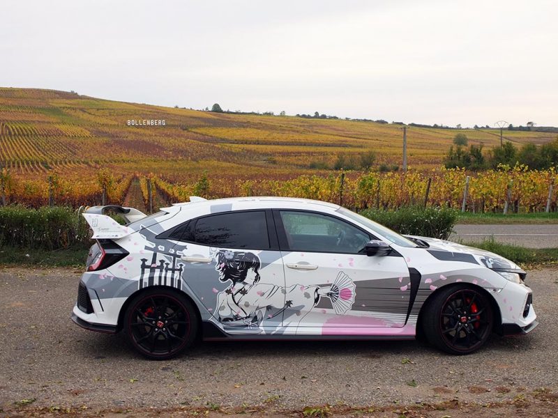 Honda Civic Type R Art Car Manga