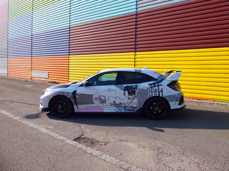 Honda Civic Type R Art Car Manga