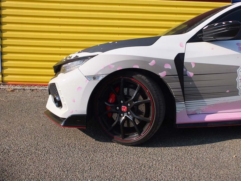 Honda Civic Type R Art Car Manga