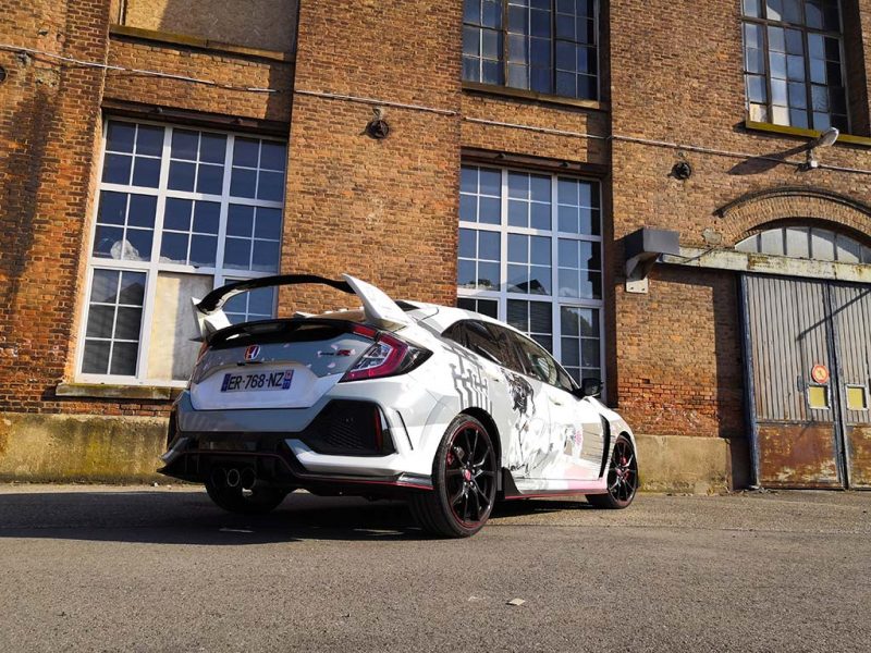 Honda Civic Type R Art Car Manga