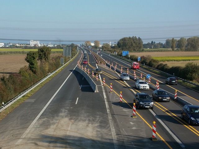 travaux autobahn