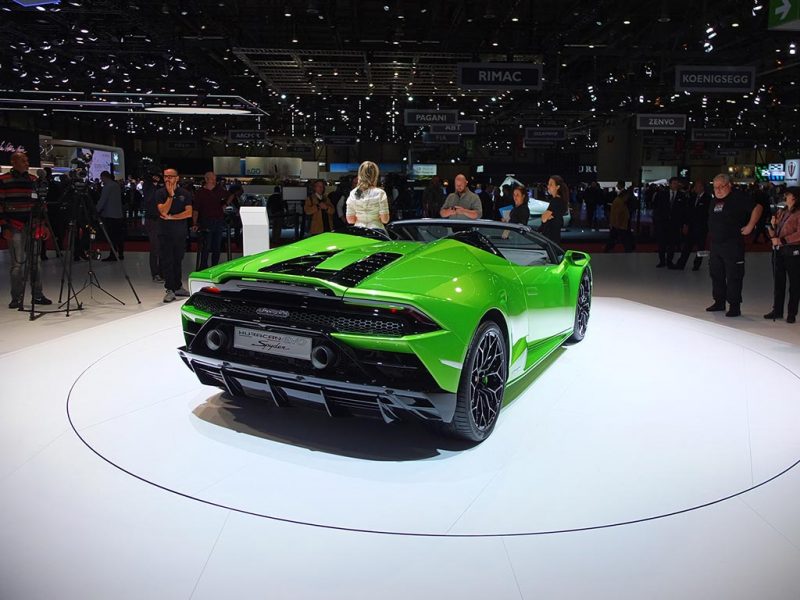 Lamborghini Huracan evo spyder - salon de Genève 2019