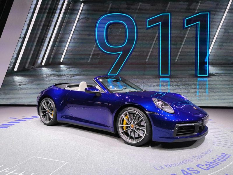 Porsche 911 cabriolet - salon de Genève 2019