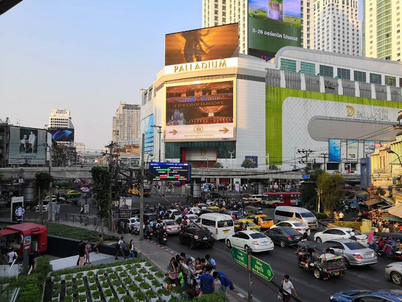 Circulation dans les rues de bangkok