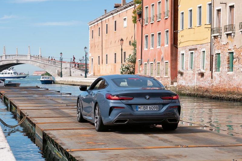 Publicité BMW "The 8" à Venise