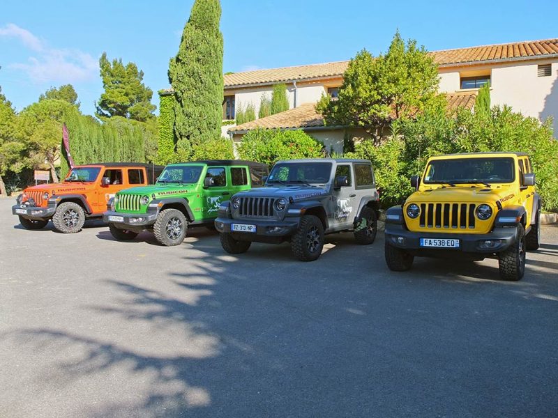 Jeep Academy en Jeep Wrangler Rubicon (domaine de chateau de Lastours)