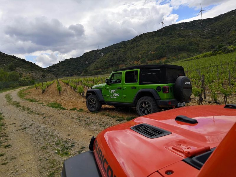 Jeep Academy en Jeep Wrangler Rubicon (domaine de chateau de Lastours)