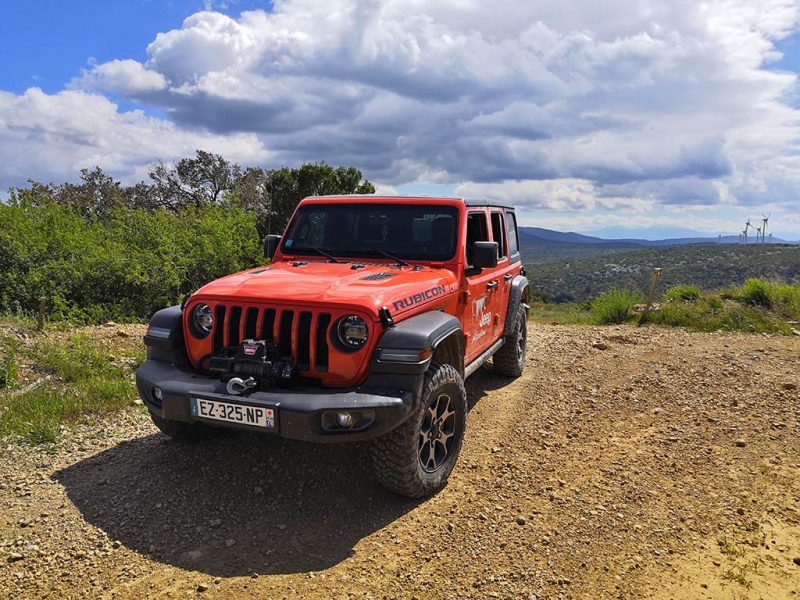 Jeep Academy en Jeep Wrangler Rubicon (domaine de chateau de Lastours)