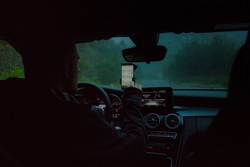 téléphone au volant