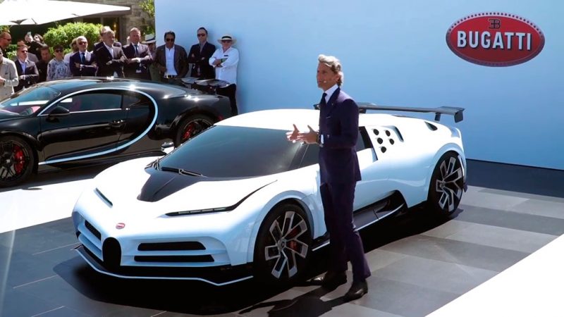 bugatti reveal centodieci pebblebeach