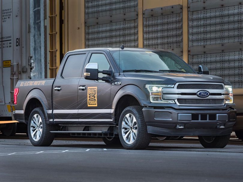 Ford F-150 pick-up prototype 100% électrique