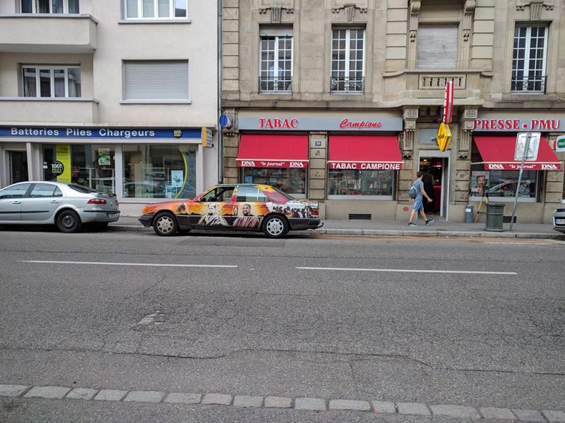 strasbourg voiture datée