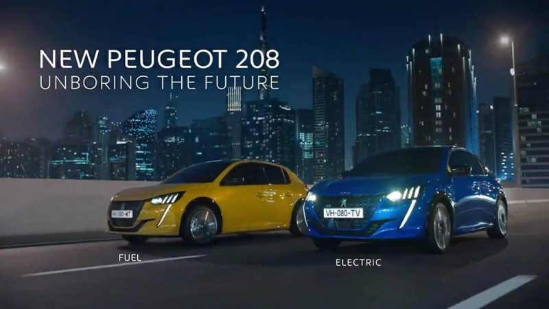 publicité nouvelle peugeot 208