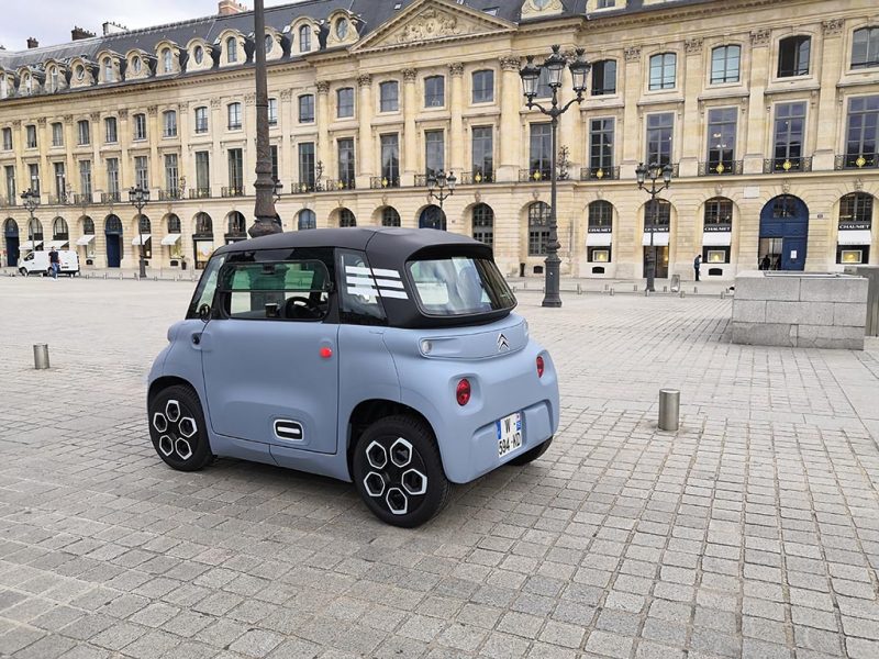 Essai Citroën AMI place vendôme