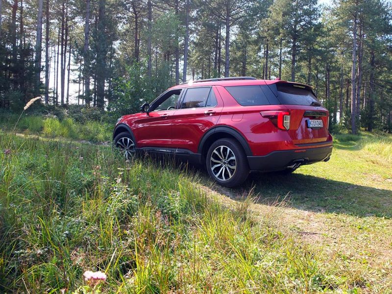 Essai Ford Explorer PHEV - off-road domaine du marquenterre