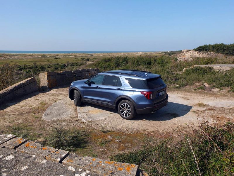 Essai Ford Explorer PHEV - off-road domaine du marquenterre