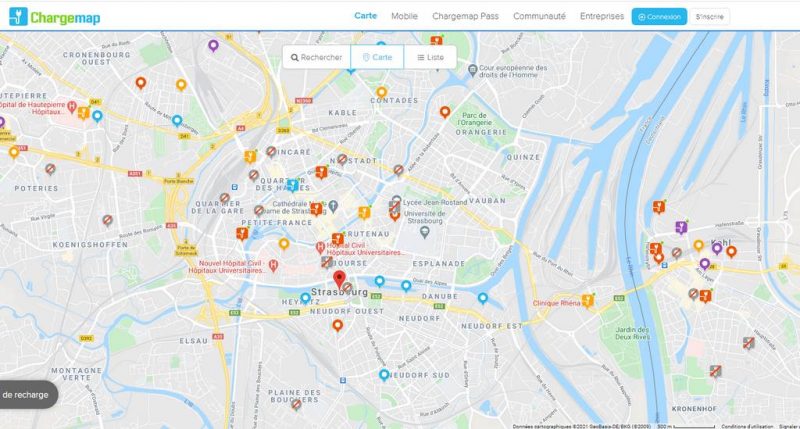 chargemap strasbourg fev2021