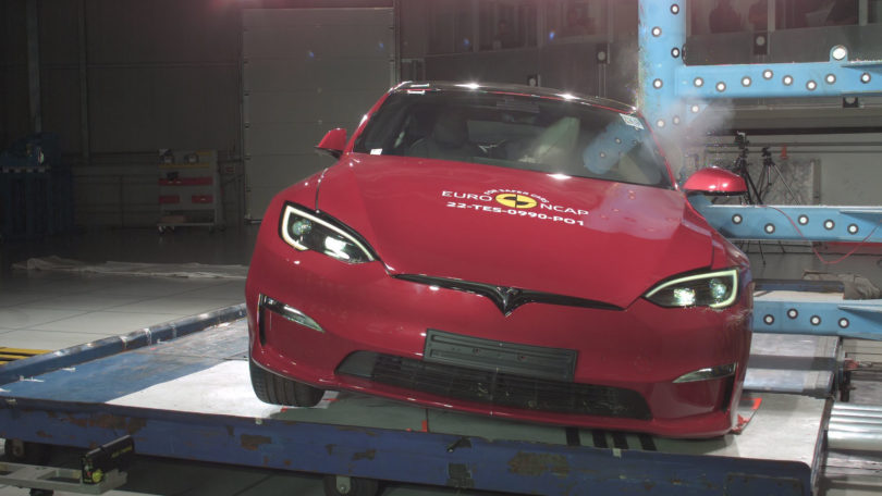 Tesla Model S crash test